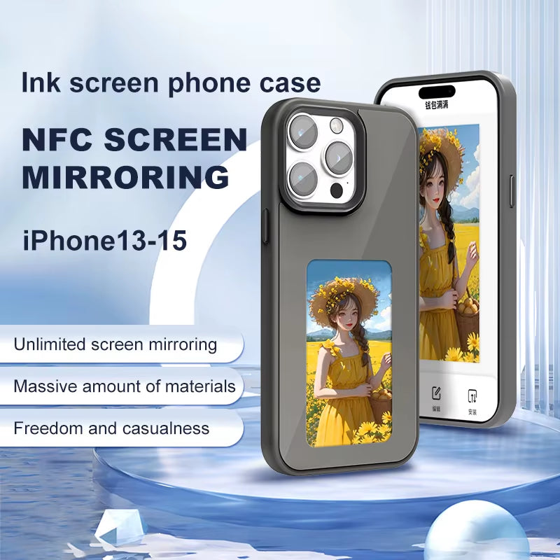 NFC iPhone Case E-Ink Screen – All Iphones are Required