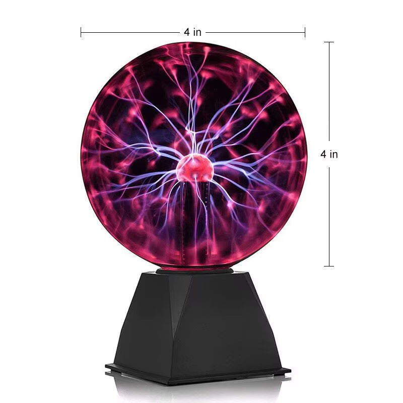 3/4/5/6/8 Inch Novelty Magic Plasma Touch Sensitive Lamp Child Holiday Gift Indoor Desktop Decoration Glass Ball Night Lights